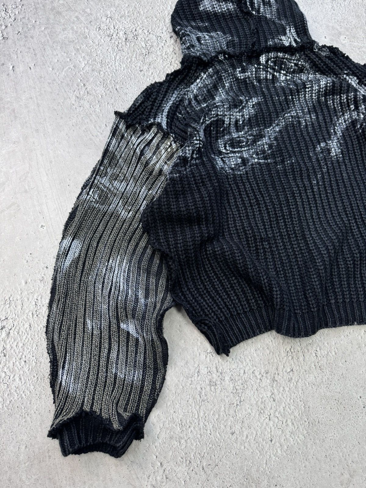 If Six Was Nine × Japanese Brand × Le Grande Bleu (L.G.B.) Vintage Avant Garde If Six Was Nine Style Fur Faux Hoodie Size US M / EU 48-50 / 2 - 10 Thumbnail