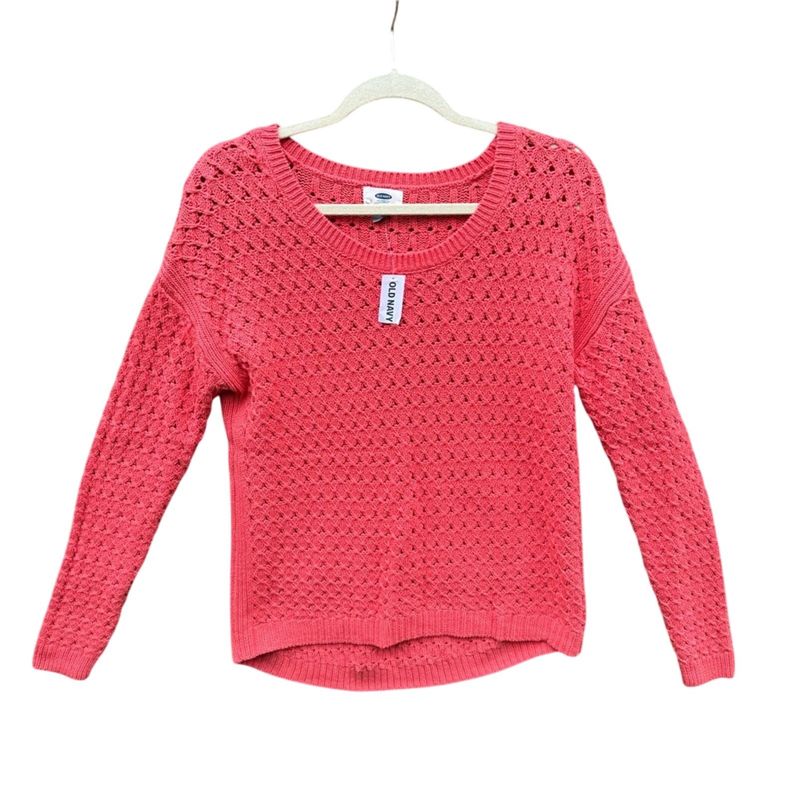 Old Navy NWT New Old Navy Womens Small Cotton Blend Knit Sweater Size S / US 4 / IT 40 - 1 Thumbnail