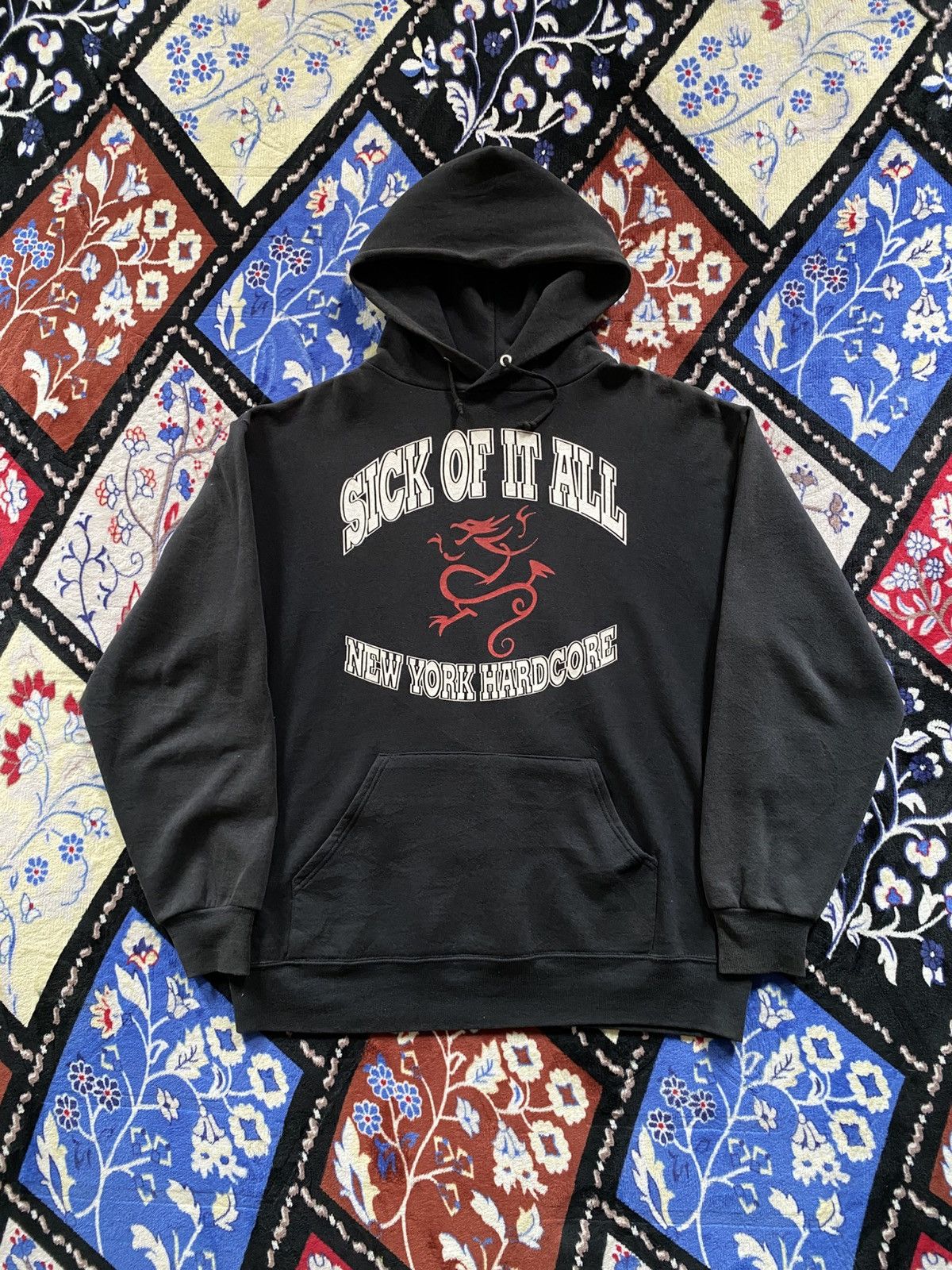 Band Tees Vintage 90s Sick Of It All New York Hardcore Hoodie Size US L / EU 52-54 / 3 - 1 Thumbnail