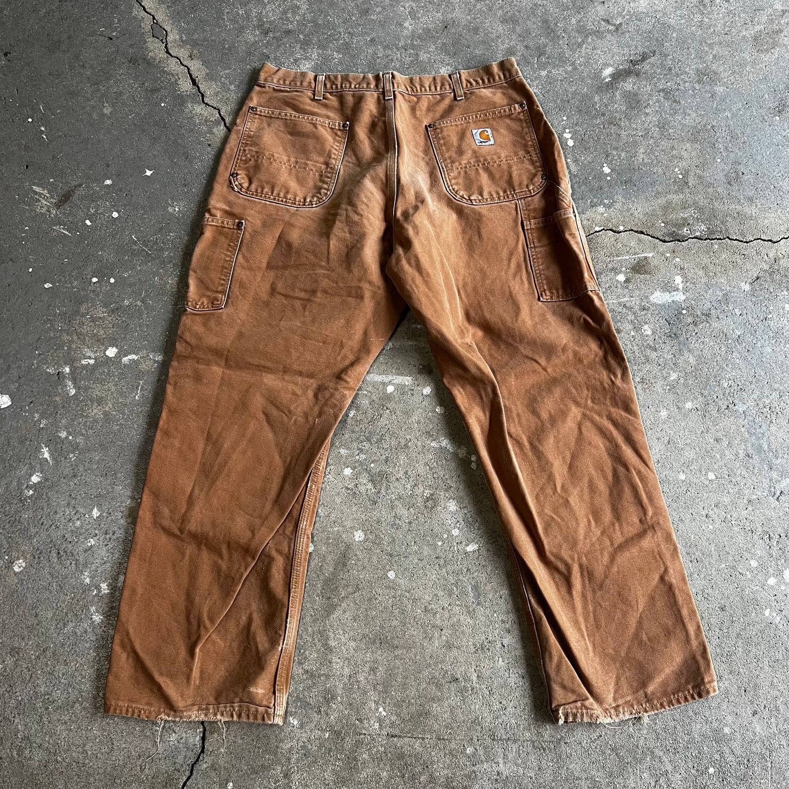 Carhartt × Vintage Carhartt brown double knee work wear carpenter pants Size US 35 - 5 Thumbnail