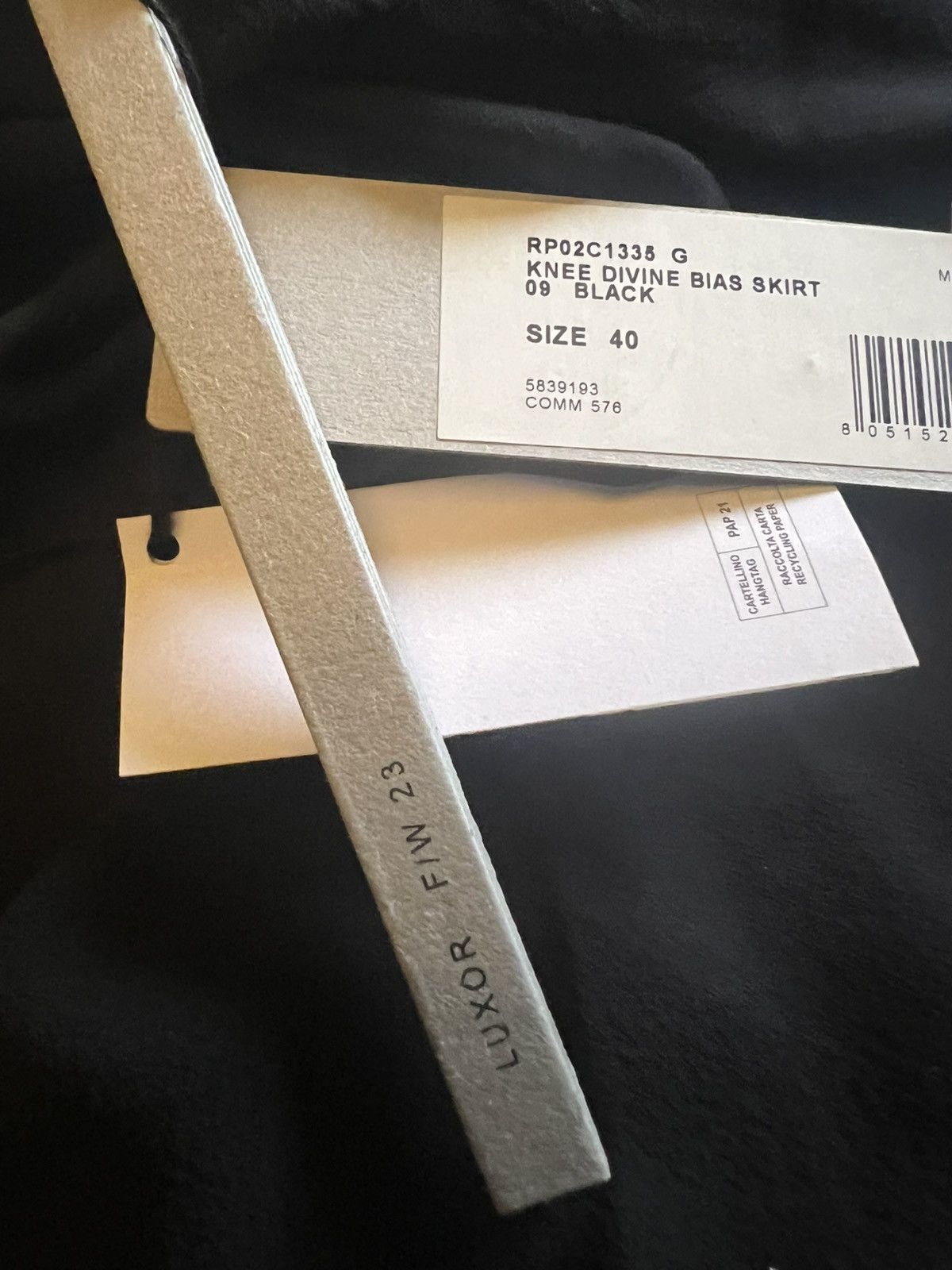 Rick Owens Rick Owens Gonna Knee Divine Bias Skirt Size 27" / US 4 / IT 40 - 7 Thumbnail