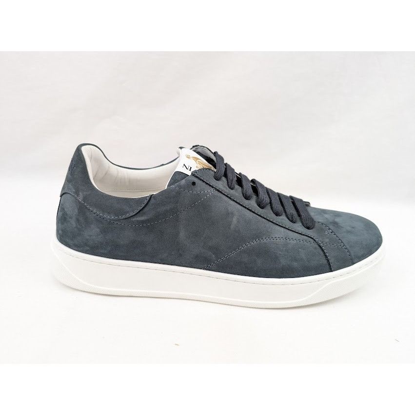 Lanvin o1rshd1 DDB0 Low-Top Sneakers in Navy Blue Size US 13 / EU 46 - 1 Thumbnail