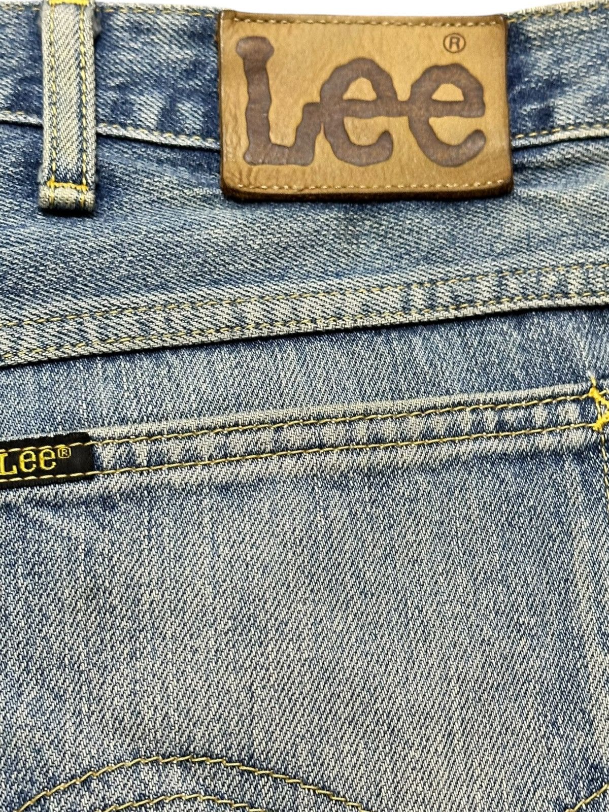 Lee Vintage Lee Faded Mudwash Grunge Distressed Denim Size US 36 / EU 52 - 7 Thumbnail