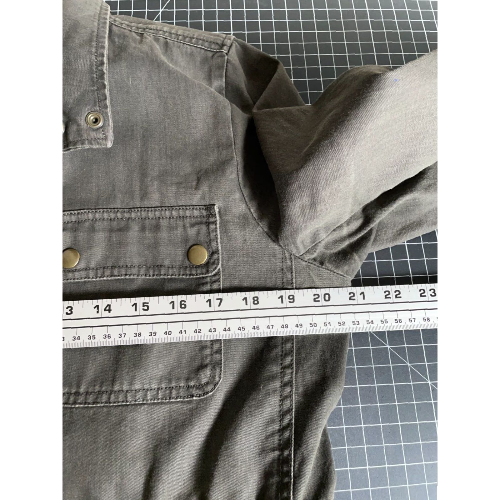 J.Crew VINTAGE J.CREW Field Jacket Shirt Women's Large Green Lightweight Military Jacket Autumn Outdoor Women L Size L / US 10 / IT 46 - 5 Thumbnail