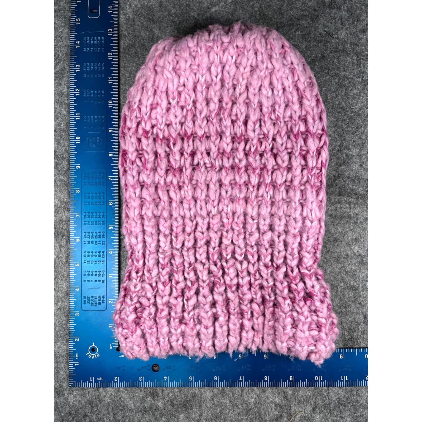Vintage Universal Thread Beanie Women One Size Pink Crochet Polyester Blend NEW Size ONE SIZE - 6 Thumbnail