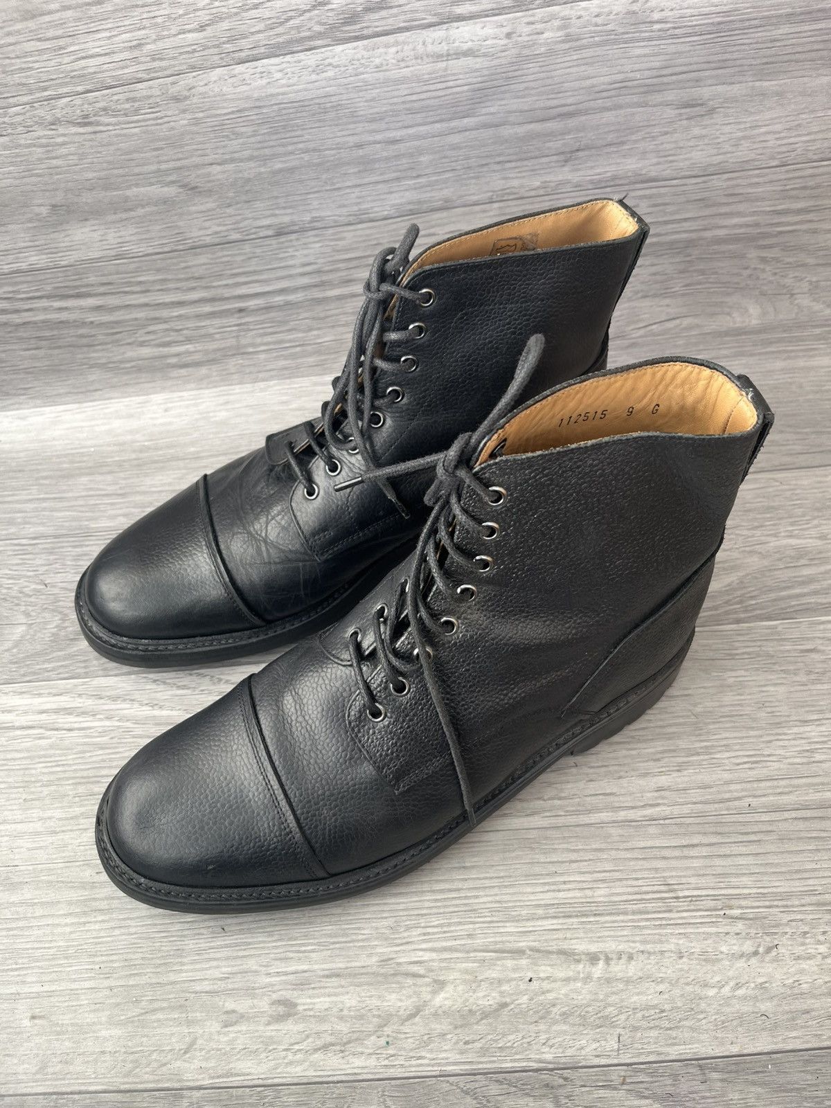 Grenson Grenson pebble grain leather cap toe boots sz uk 9 Size US 10 / EU 43 - 5 Thumbnail