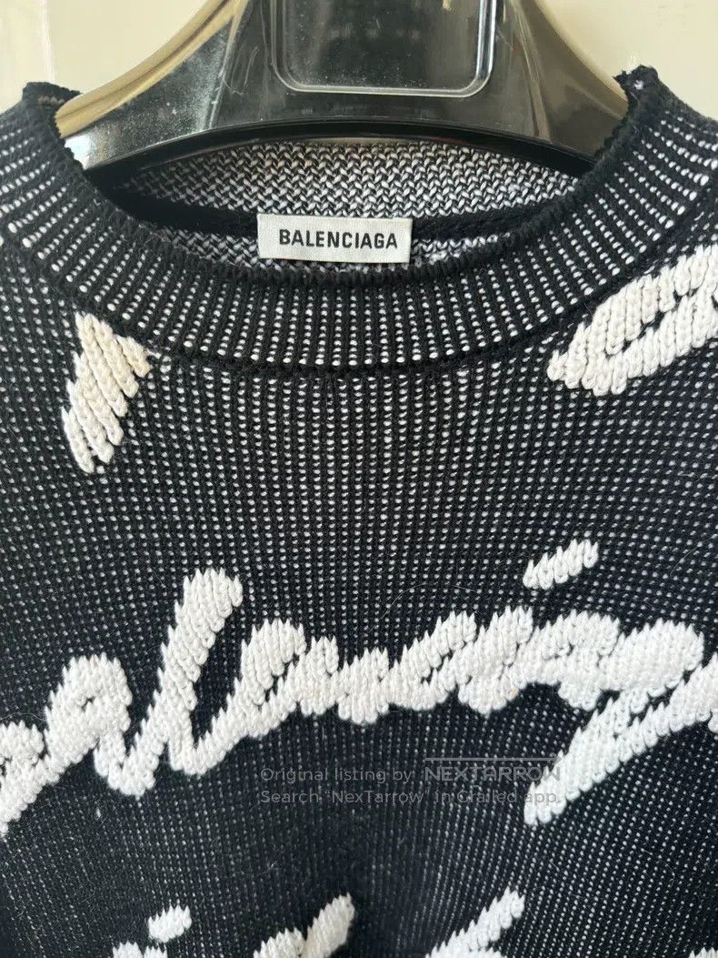 Balenciaga Balenciaga Logo Sweater, Size S Size US S / EU 44-46 / 1 - 3 Thumbnail