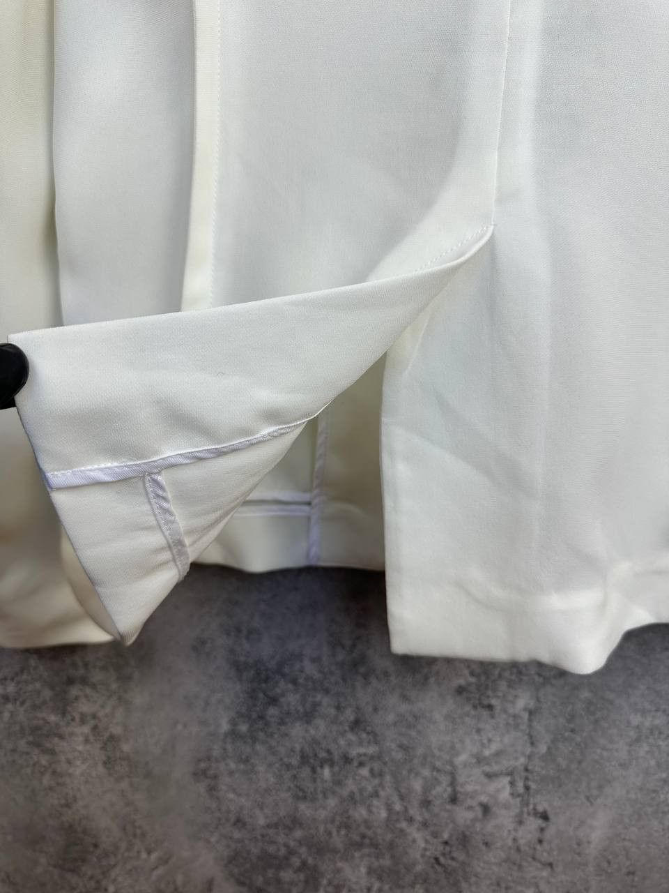 Rag & Bone Rag & Bone White Tuxedo Blazer Jacket Leather Shawl Collar Size S / US 4 / IT 40 - 10 Thumbnail
