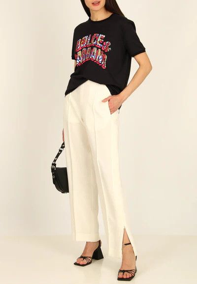 Dolce & Gabbana o1y0925 Logo Crewneck T-Shirt in Black Size XS / US 0-2 / IT 36-38 - 5 Thumbnail