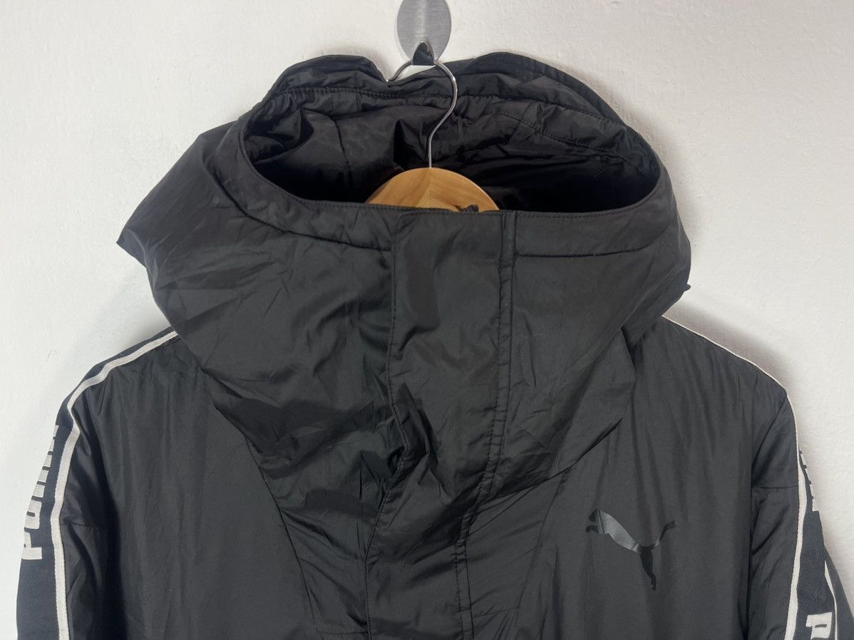 Puma Puma Long Puffer Coat Black Winter Hooded Jacket Size US L / EU 52-54 / 3 - 3 Thumbnail