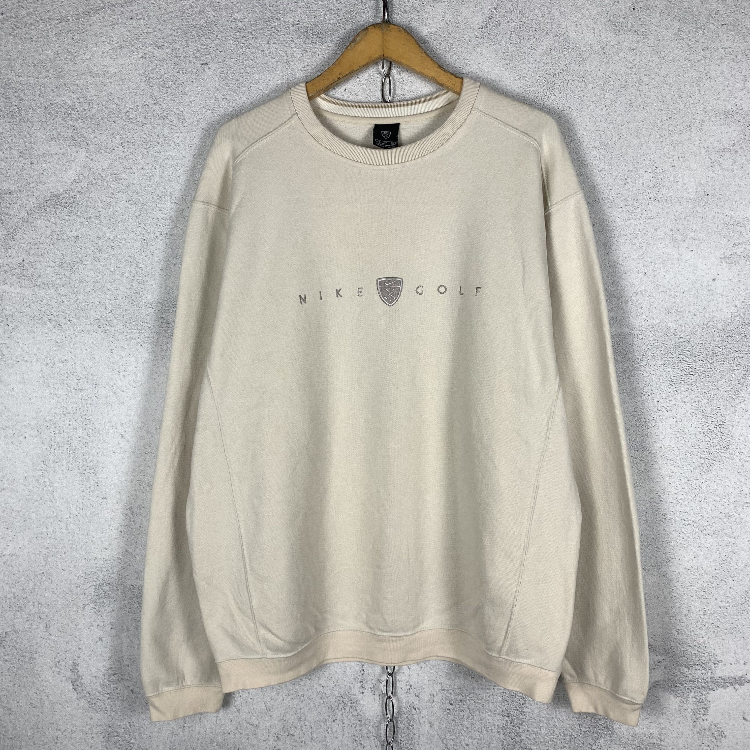 Nike Nike Golf Beige Sweatshirt Crewneck Size US XL / EU 56 / 4 - 1 Thumbnail