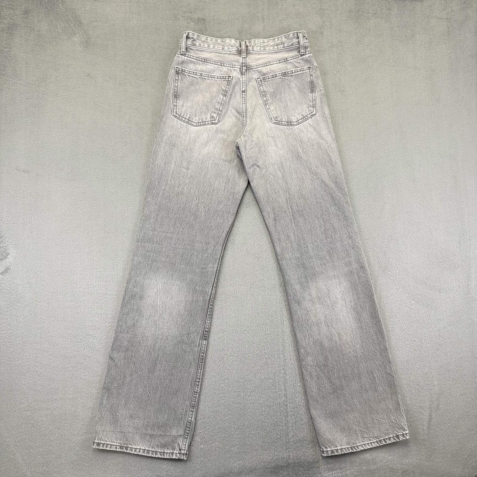Zara Zara Light Purple Grey Wash Denim Jeans Baggy Straight Leg Size 36" / US 14 / IT 50 - 2 Thumbnail