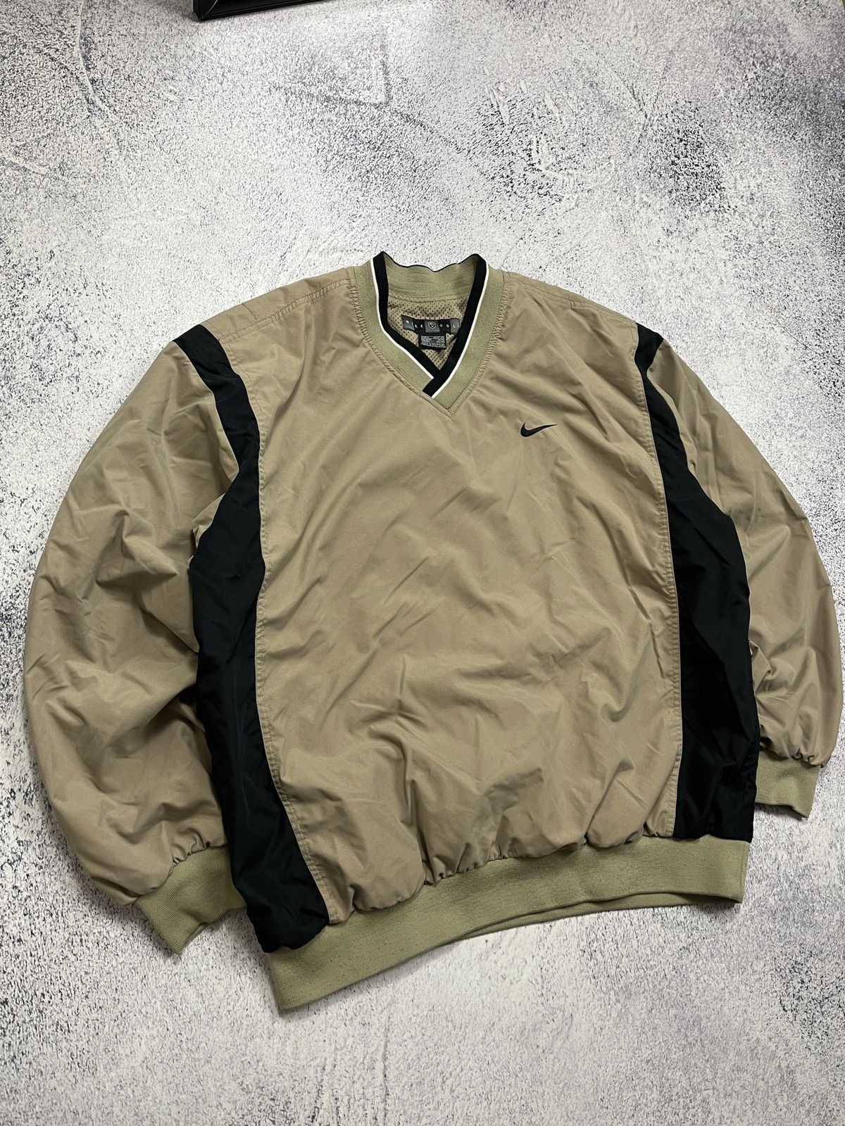 Nike × Vintage Vintage Nike Golf Y2K Nylon Sweatshirt Jacket Windbreaker Size US XL / EU 56 / 4 - 4 Thumbnail