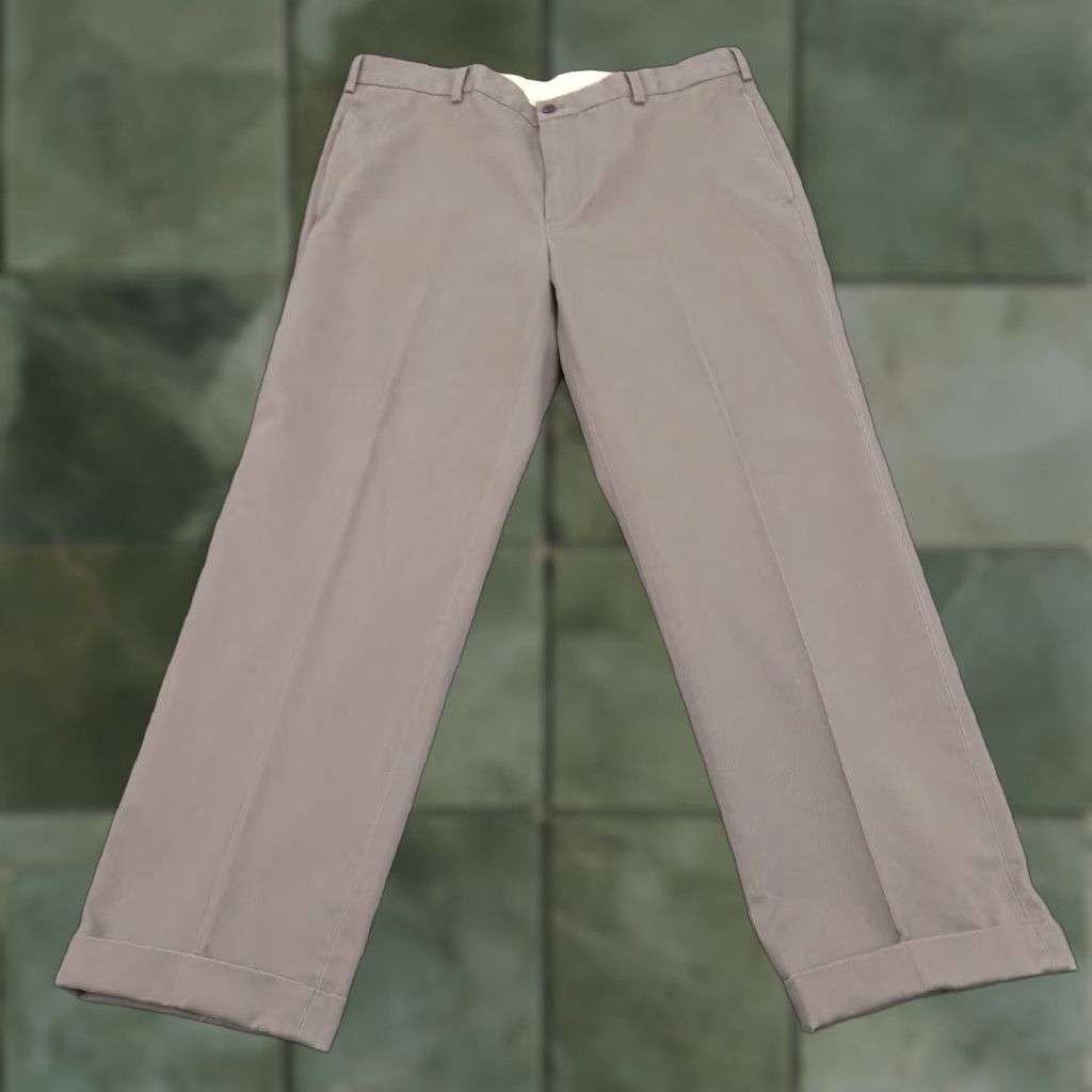 Brooks Brothers Brooks Brothers Mens Pants 38x34 Extra Large Brown Chino Clark Straight Leg Size US 38 / EU 54 - 1 Thumbnail