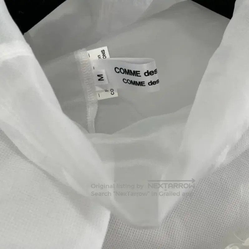 Comme des Garcons COMME des GARÇONS White Long Sleeve Top . Size M / US 6-8 / IT 42-44 - 4 Thumbnail