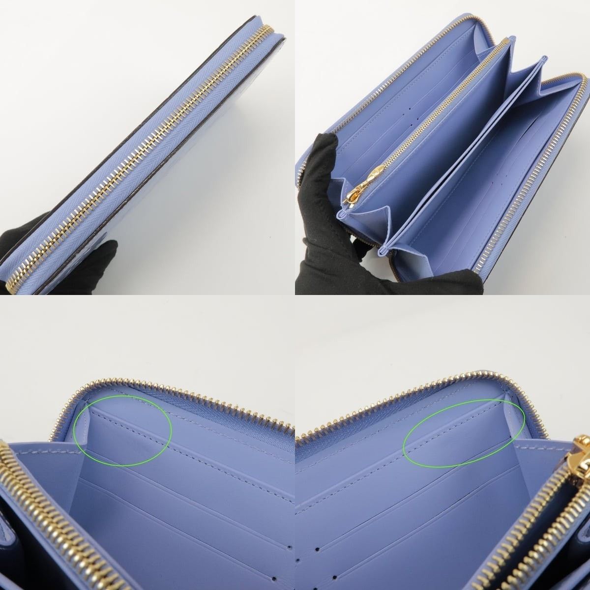 Louis Vuitton Louis Vuitton Monogram Vernis Zippy Wallet Patent Purple Size ONE SIZE - 6 Thumbnail