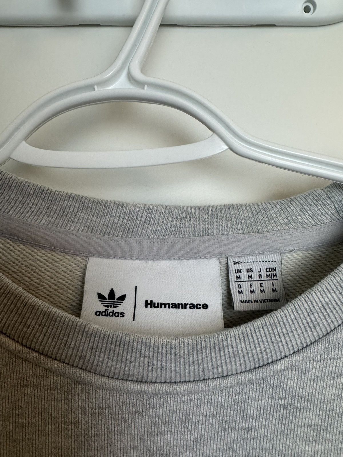 Adidas × Humanrace × Pharrell Humanrace x Adidas Grey Logo Sweatshirt Size US M / EU 48-50 / 2 - 3 Thumbnail