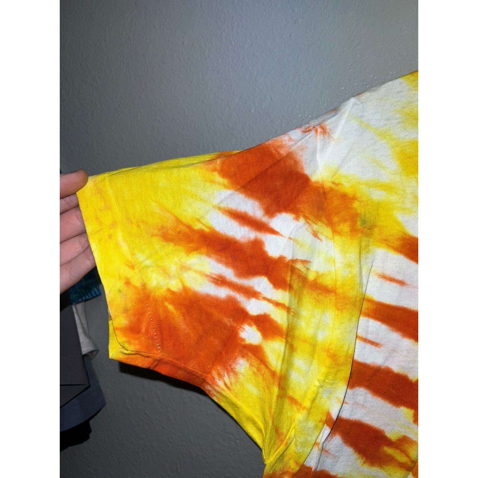 Fruit Of The Loom Vintage Fruit Of The Loom Tie Dye Shirt Orange Tee 80s M Size US M / EU 48-50 / 2 - 4 Thumbnail