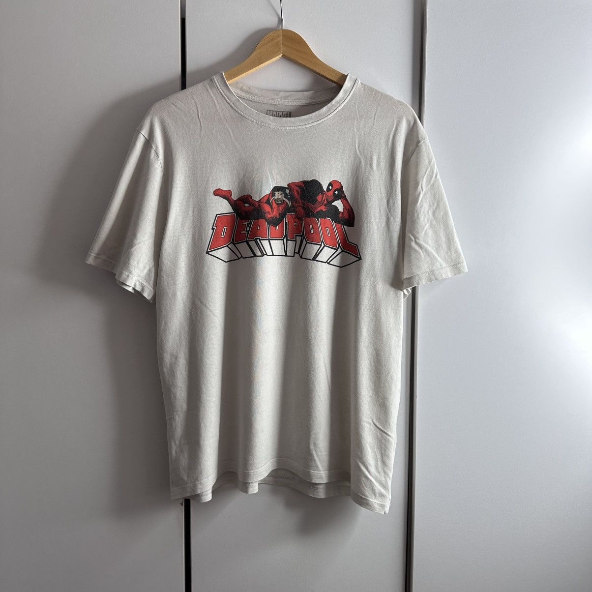 Marvel Comics × Vintage DeadPool Marvel Comics T-shirt Size US L / EU 52-54 / 3 - 1 Thumbnail