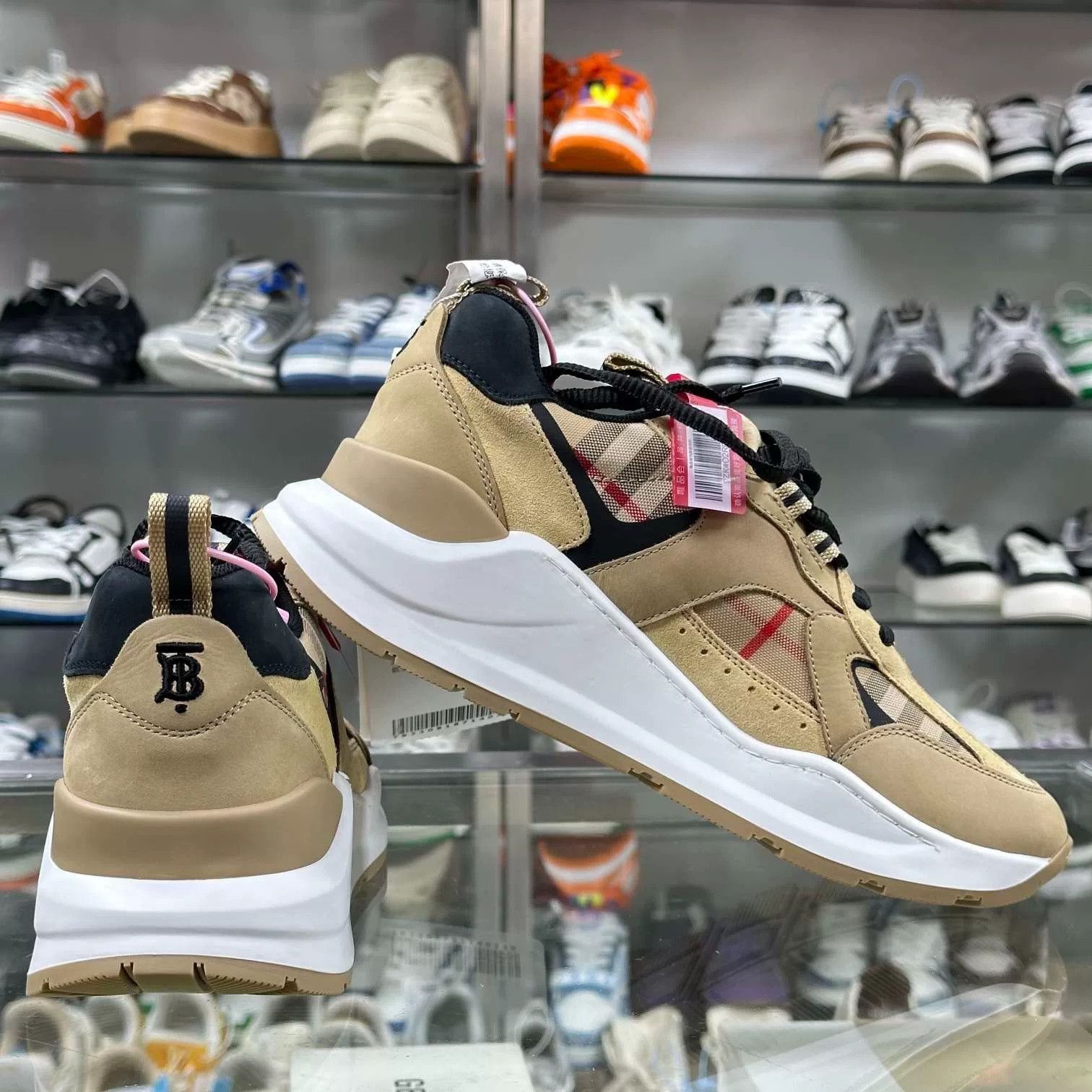 Burberry Burberry Men's Vintage Check Casual Sneakers Size US 7 / EU 40 - 3 Thumbnail