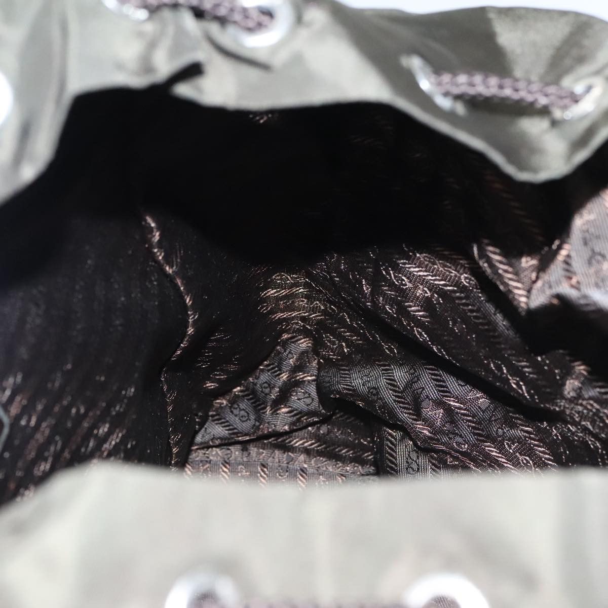 Prada PRADA Backpack Nylon Khaki Size ONE SIZE - 10 Thumbnail