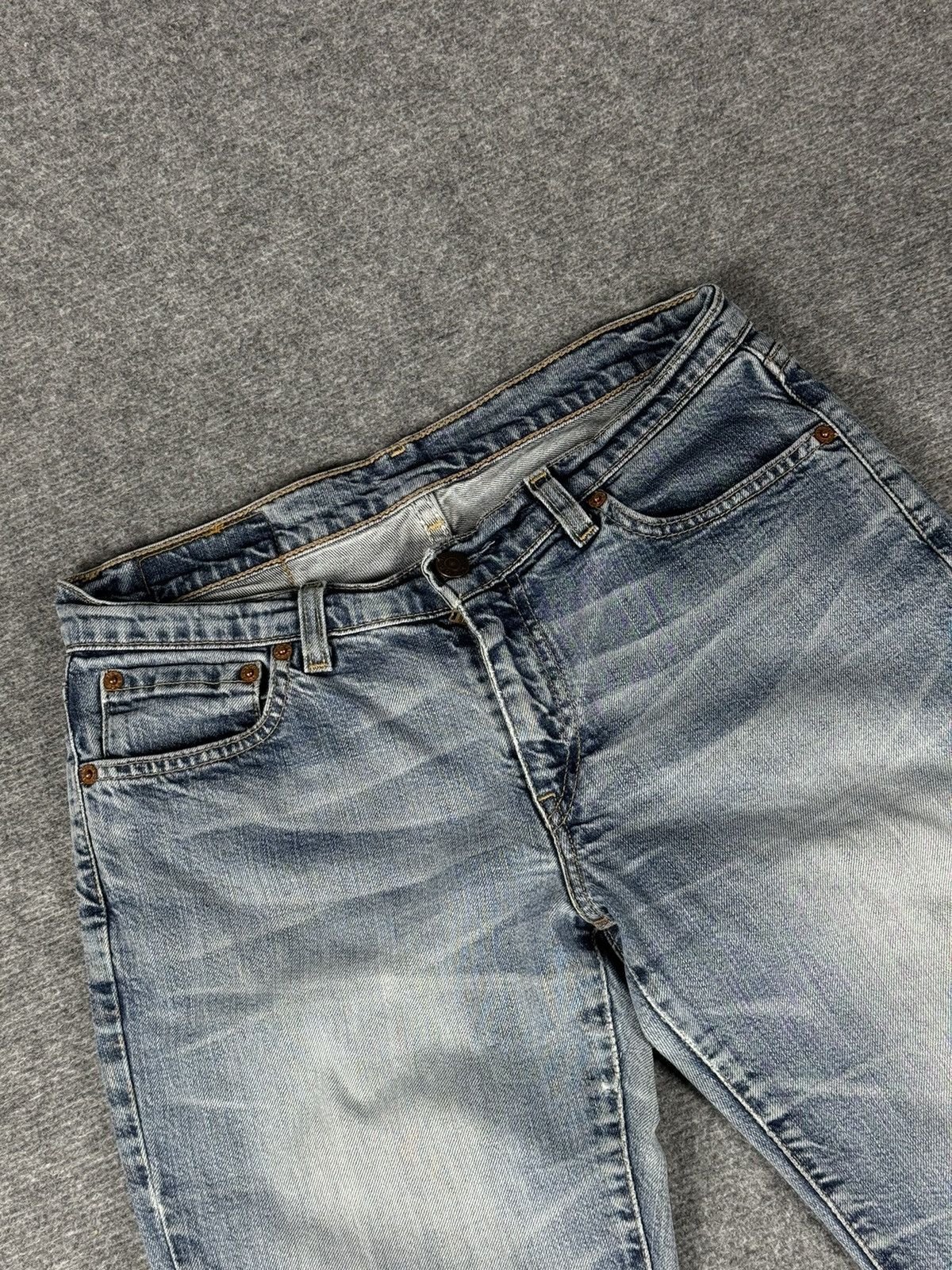 Levi's Vintage Clothing × Vintage Vintage Levis Flared Jeans denim pants y2k Size 30" / US 8 / IT 44 - 8 Thumbnail