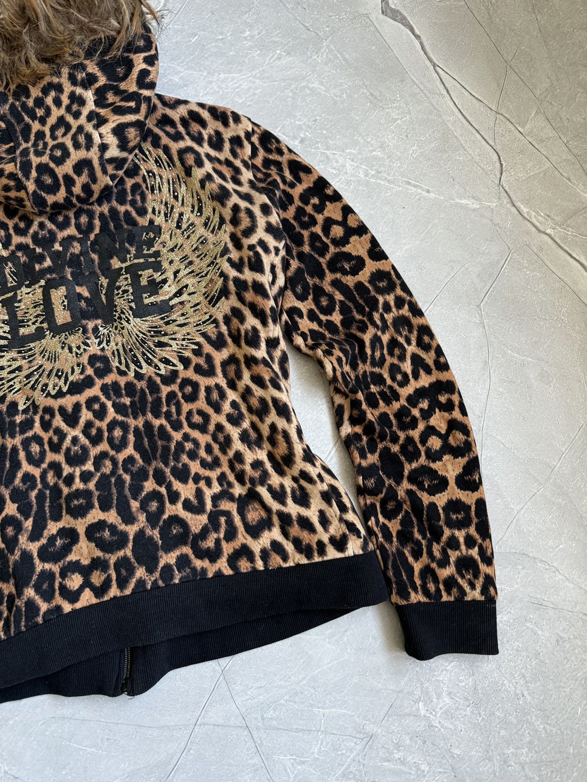 Hysteric Glamour Y2k Faux Fur Leopard Zip Hoodie If Six Was Nine LGB Style Size M / US 6-8 / IT 42-44 - 10 Thumbnail