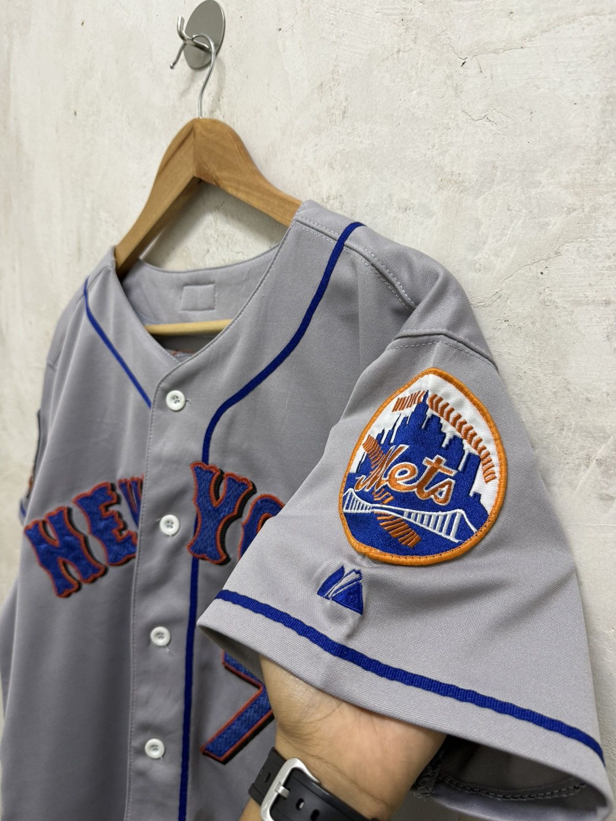 MLB 2000s Majestic New York Mets Rodriguez Jersey Size US L / EU 52-54 / 3 - 3 Thumbnail
