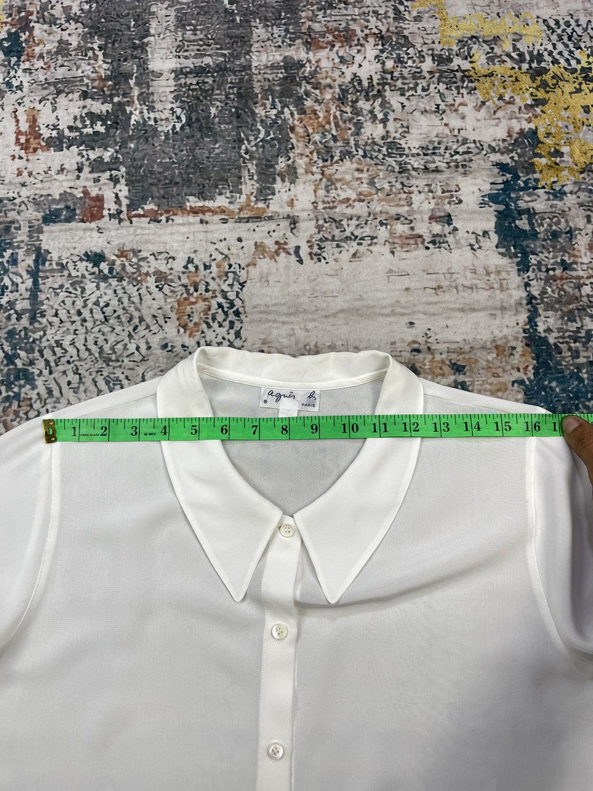 agnes b. Agnes B Chemise Off White Blouses Size M / US 6-8 / IT 42-44 - 8 Thumbnail