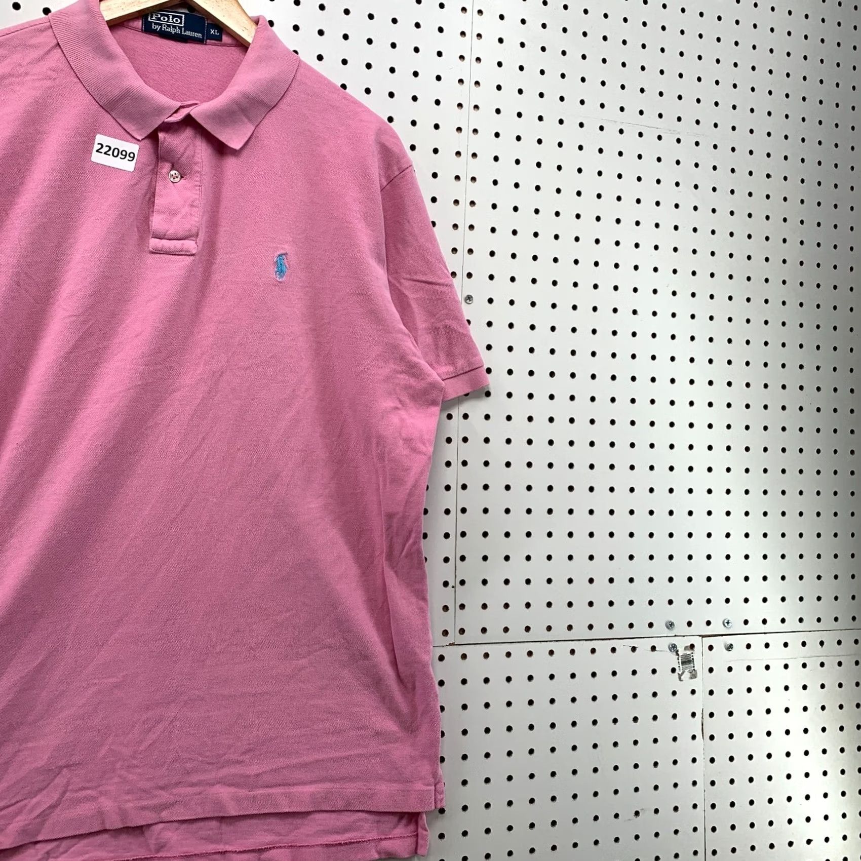 Polo Ralph Lauren Polo Ralph Lauren Polo Shirt Pink Blue Pony Short Sleeve Men Mens XL Size US XL / EU 56 / 4 - 4 Thumbnail