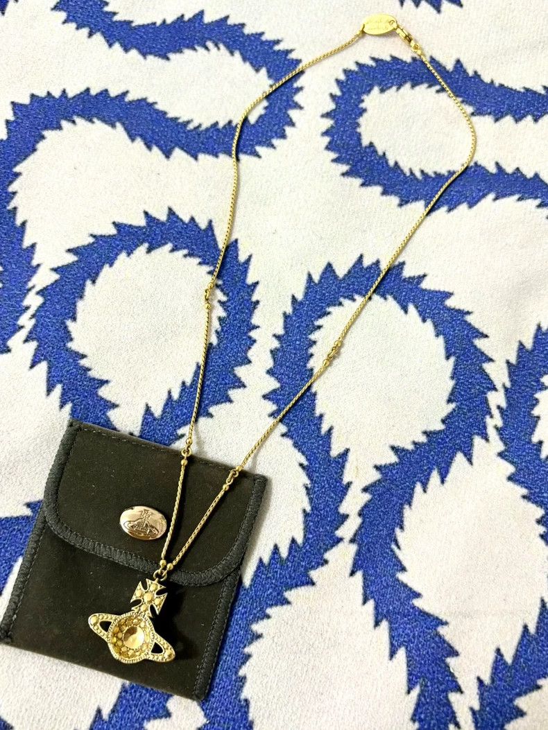 Vivienne Westwood Vivienne Westwood Antique Saturn gabrilla ceramic necklace Size ONE SIZE - 5 Thumbnail