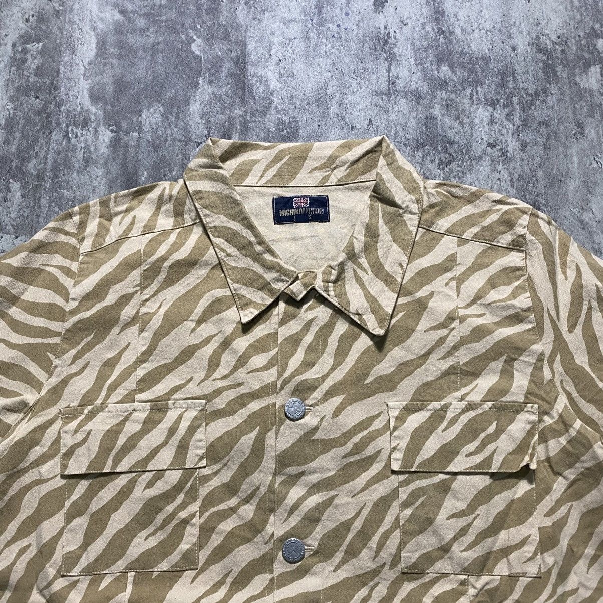 Michiko Koshino London Vintage Designer Michiko London Jeans Tiger Shirt Size L / US 10 / IT 46 - 2 Thumbnail