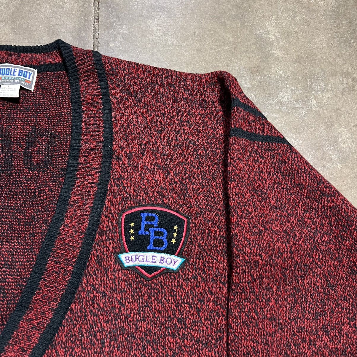 Vintage Vintage 90s Bugle Boy Global Challenge Sweater Cardigan Size US L / EU 52-54 / 3 - 7 Thumbnail