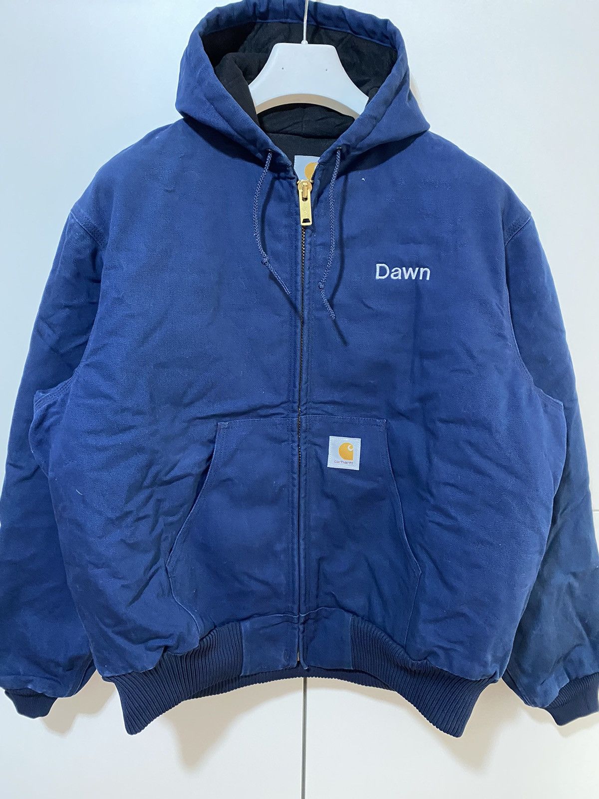 Carhartt Carhartt USA Active Jacket, sizeXL, blue, with patch, used, Size US XL / EU 56 / 4 - 1 Thumbnail