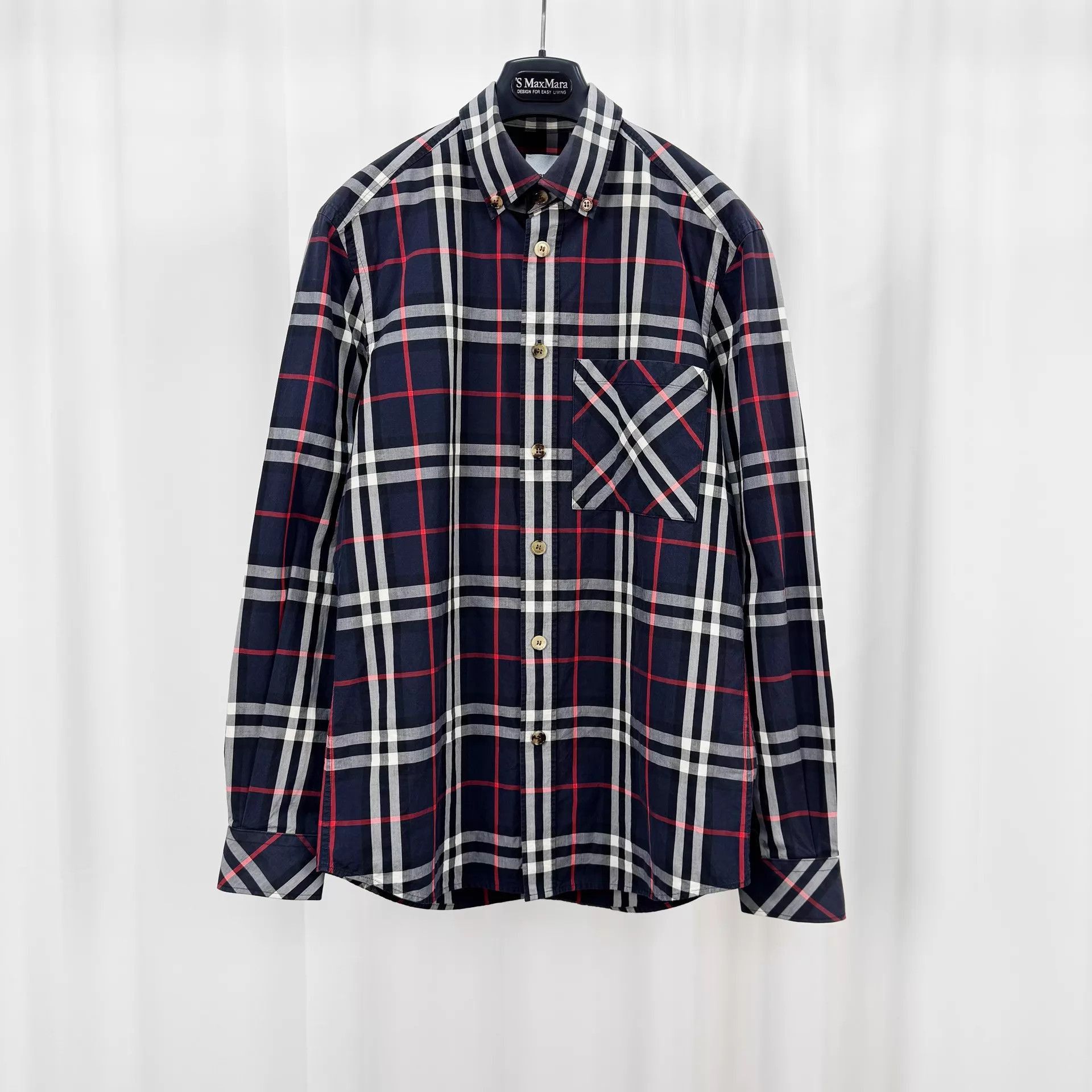 Burberry Plaid Long-Sleeve Button-Up Shirt Size US S / EU 44-46 / 1 - 1 Thumbnail