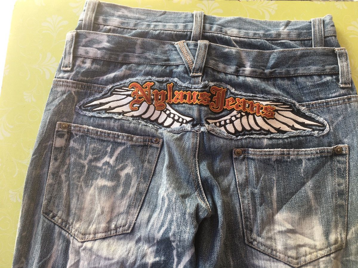 Japanese Brand Nylaus jeans double waist Size US 30 / EU 46 - 6 Thumbnail