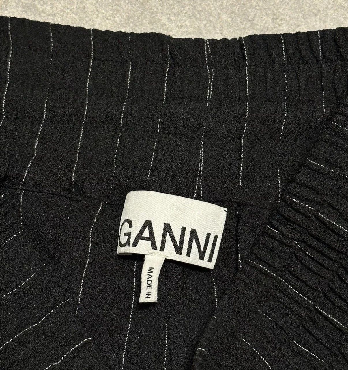Ganni Ganni Trousers Stripped Polyester Womens Pants Size 36 Size 25" / US 0 / IT 36 - 9 Thumbnail