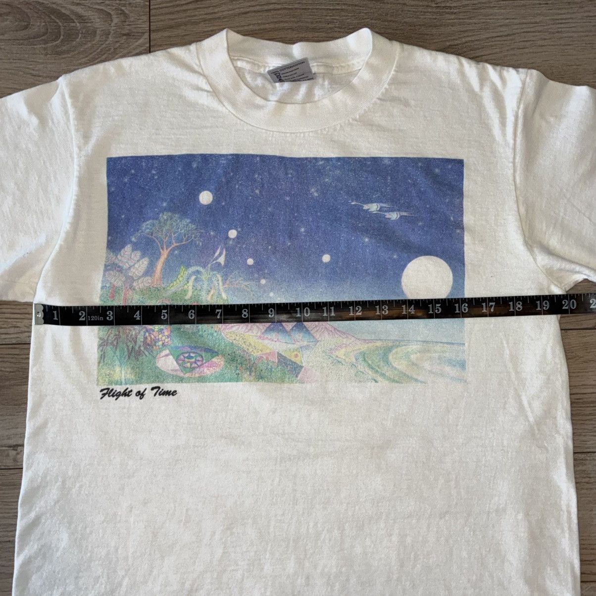 Other 90s I ZAPP Flight of Time science fiction art tee shirt Size US L / EU 52-54 / 3 - 6 Thumbnail