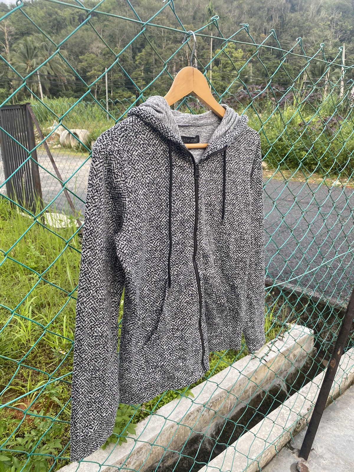 In The Attic × Japanese Brand AW In the attic twill zip up hoodies Size M / US 6-8 / IT 42-44 - 5 Thumbnail