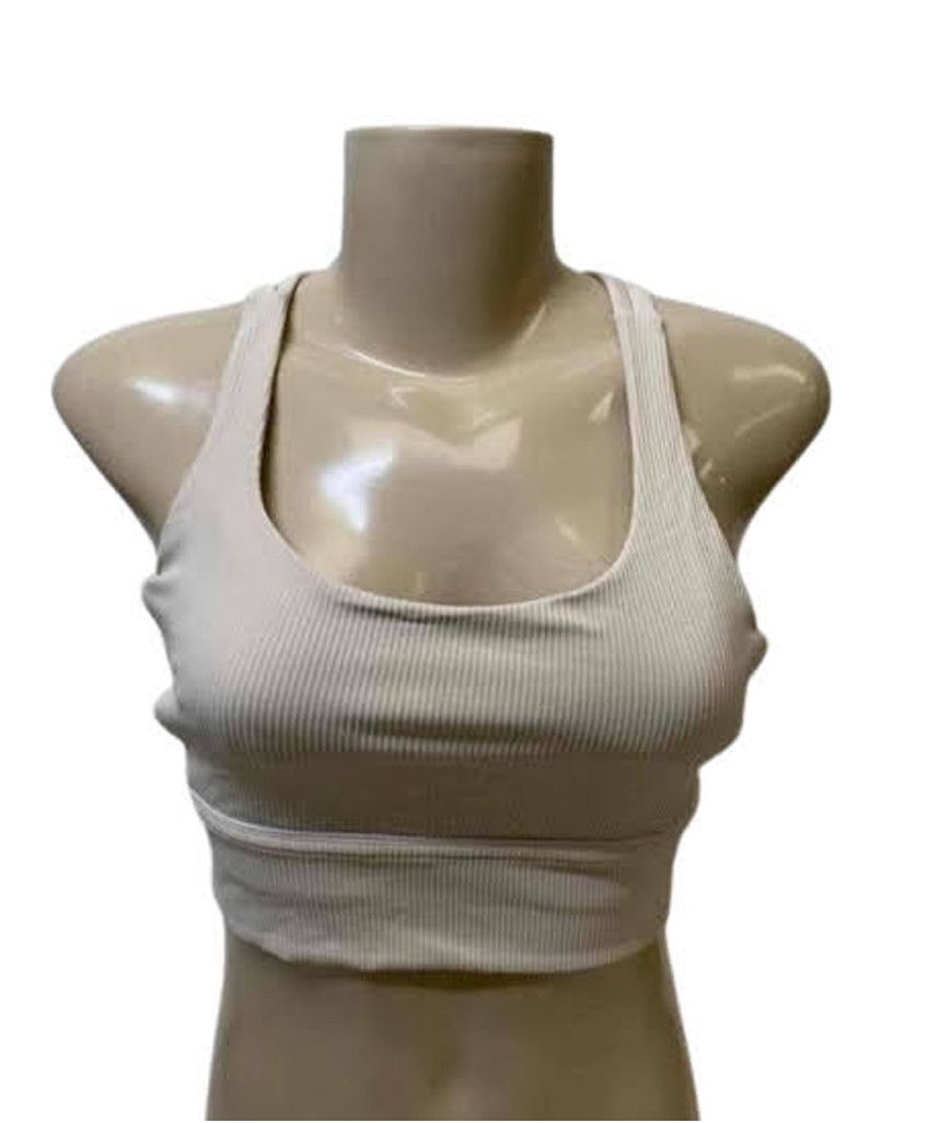 Lululemon Women's Lululemeon Sports Bra, Size 8, Beige Size ONE SIZE - 4 Thumbnail