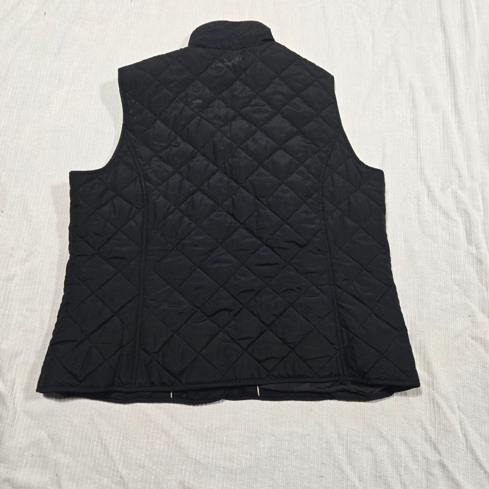 Charter Club Charter Club Black Button Up Quilted Puffer Vest Preppy Adult Women's L Large Size L / US 10 / IT 46 - 7 Thumbnail