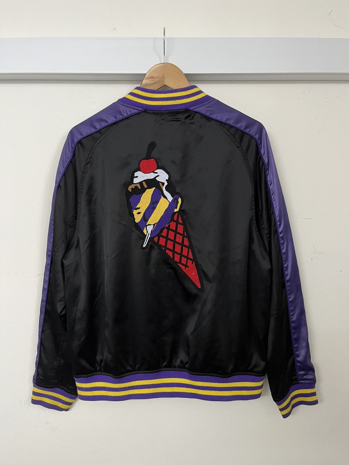 Billionaire Boys Club × Icecream Vintage Y2K Icecream Varsity Flame Jacket Size US M / EU 48-50 / 2 - 4 Thumbnail