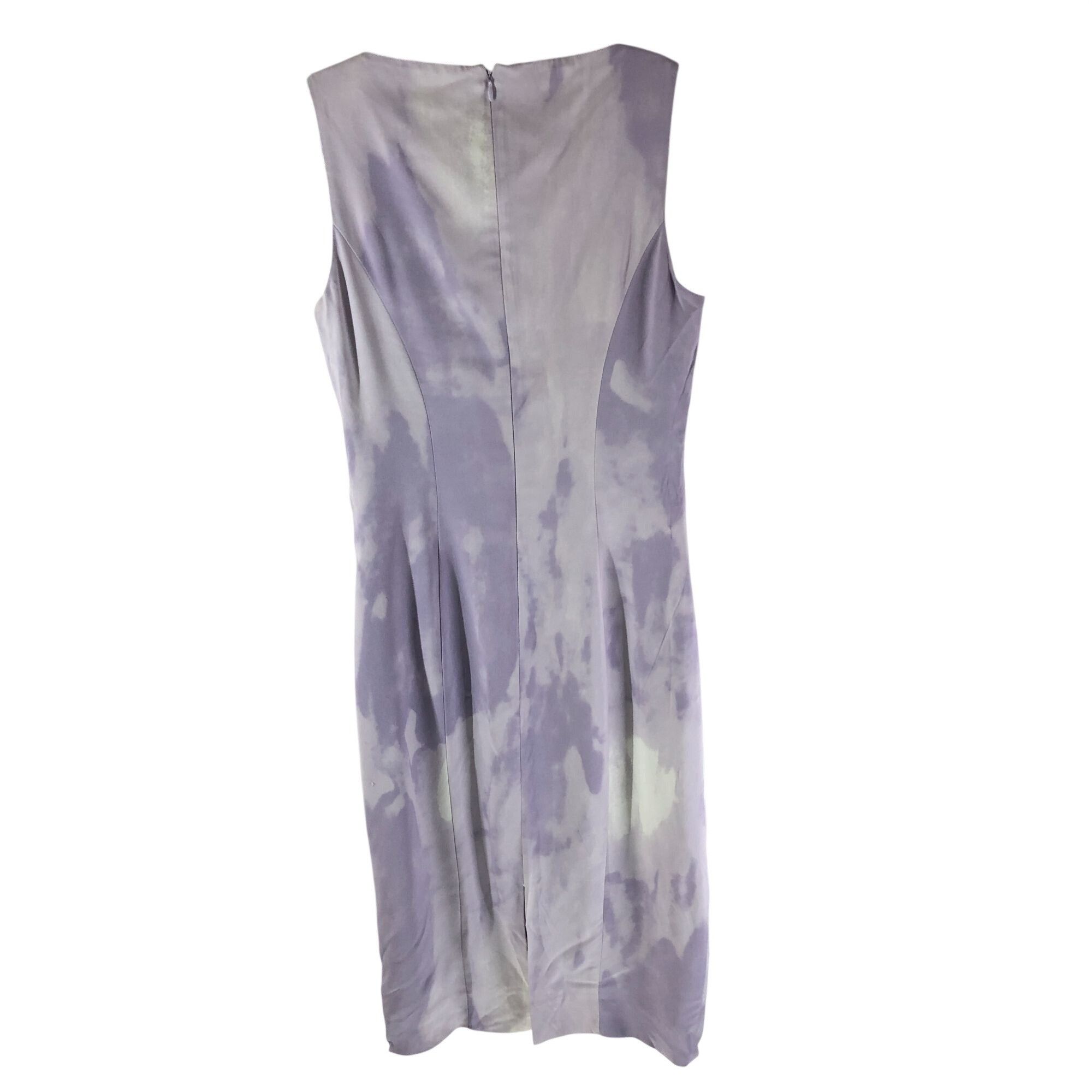 Michael Kors Michael Kors Sheath Dress Twist Front Tie Dye Purple Made in Size S / US 4 / IT 40 - 3 Thumbnail
