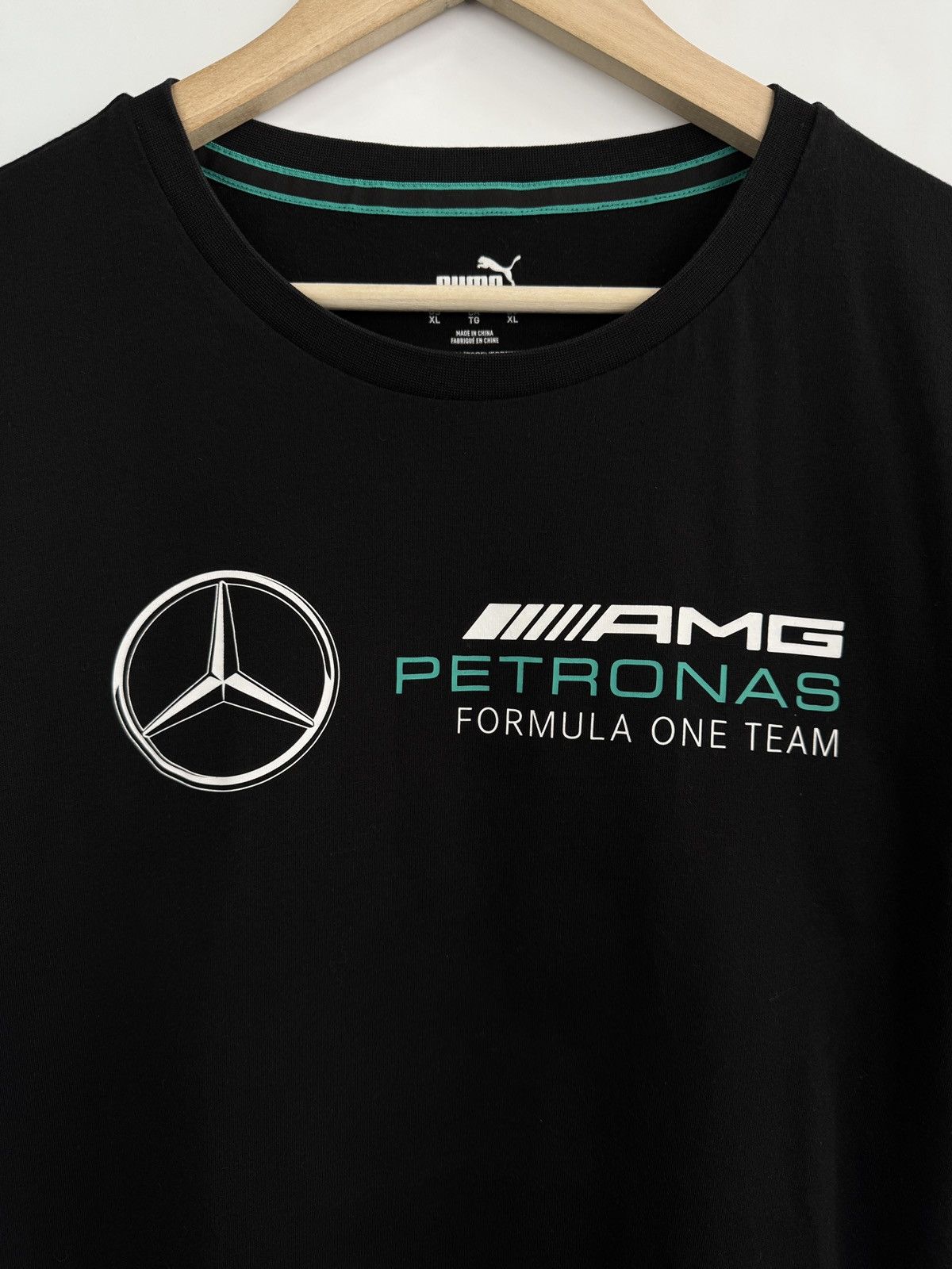 Mercedes-Benz × Puma Y2K Puma Mercedes AMG Petronas Formula One Team T-Shirt Size US XL / EU 56 / 4 - 4 Thumbnail