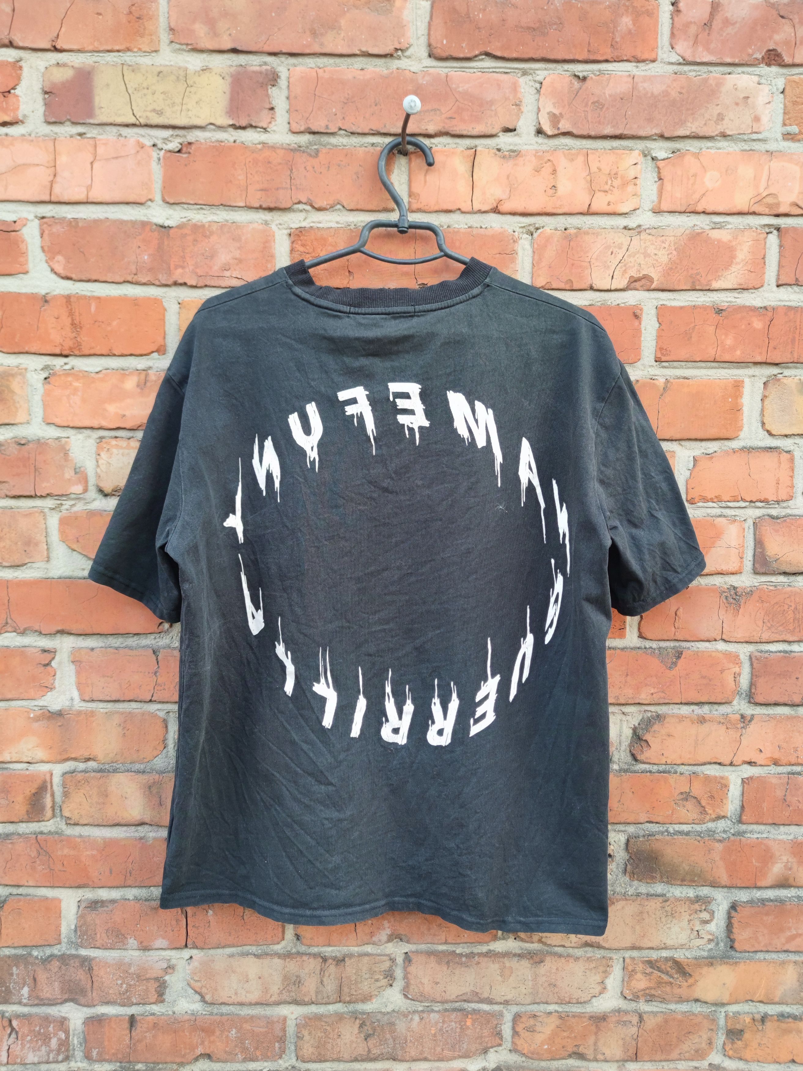 Rap Tees Name Funny Guerilla mens Black Garment Dyed Streetwear tee Size US M / EU 48-50 / 2 - 6 Thumbnail