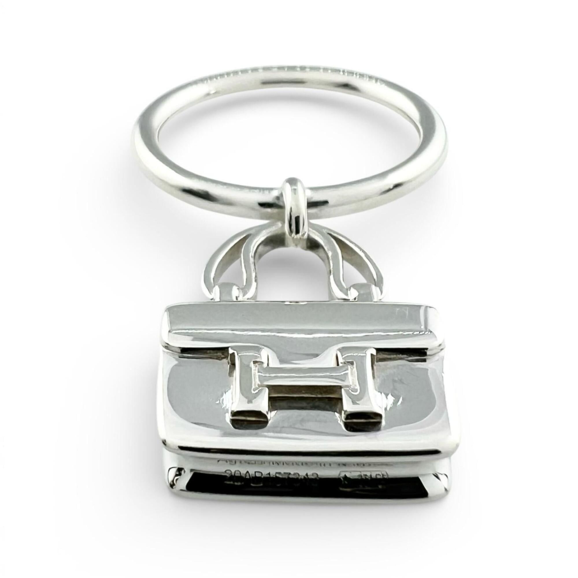 Hermes HERMES Amulette Constance Ring, AG925, 2020 model, Silver, Size 52, Made in Italy, Weight: 6.9g, Women's. Size ONE SIZE - 1 Thumbnail