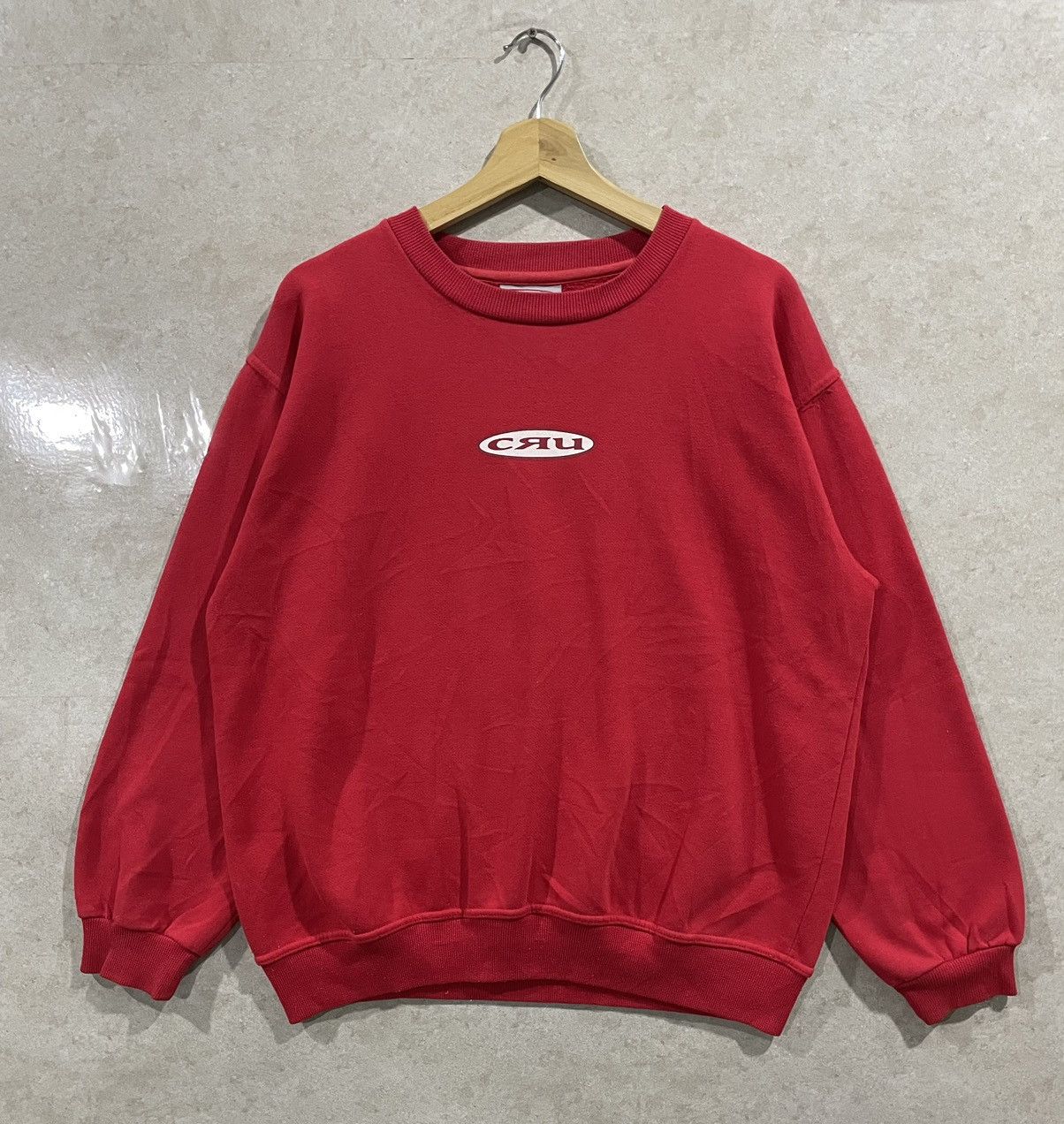 image of Surf Style x Vintage Cru Surf Sweatshirt in Red, Men's (Size XL)