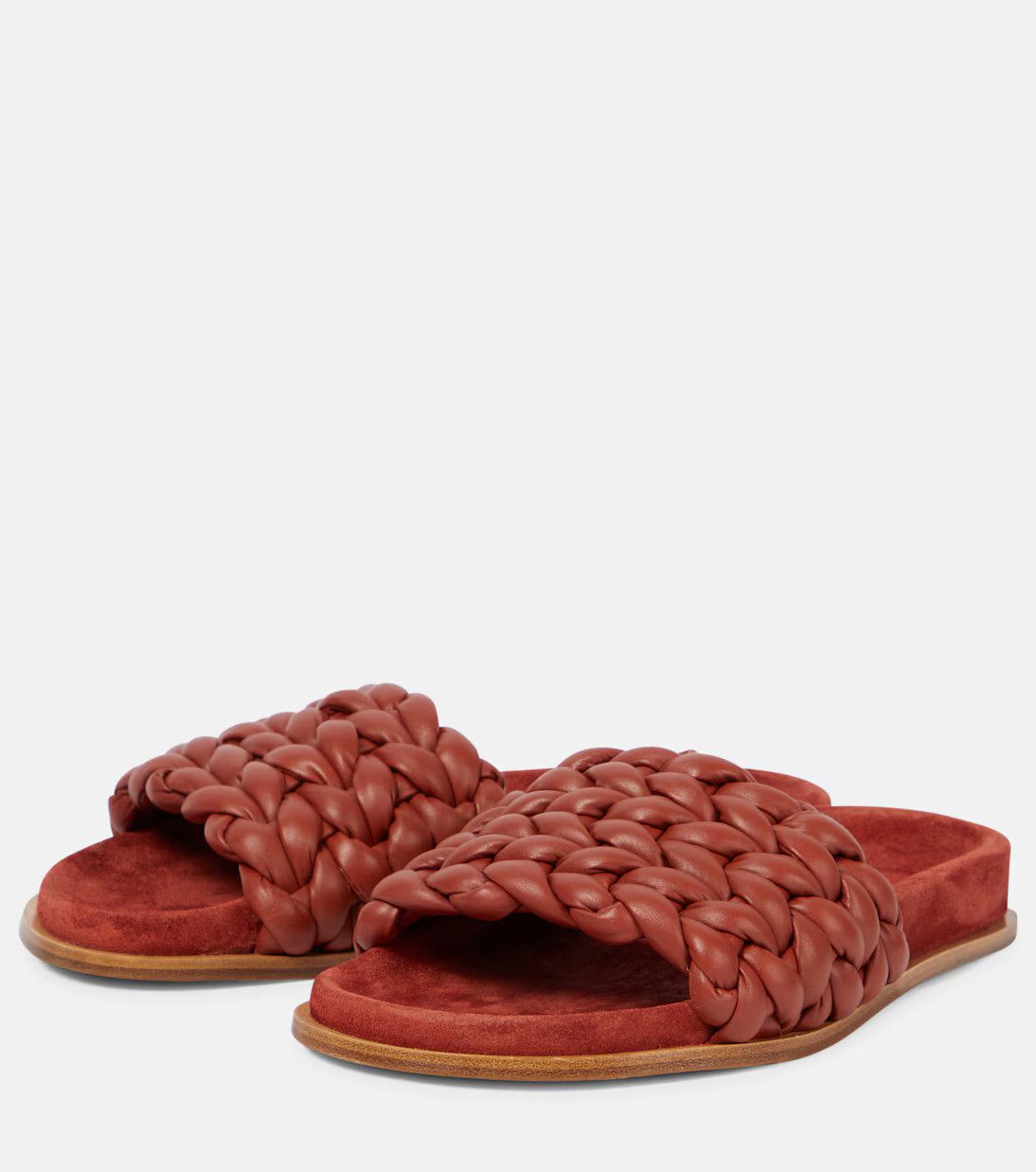 Chloe o1y0825 Slippers in Brick Size US 7 / IT 37 - 3 Thumbnail