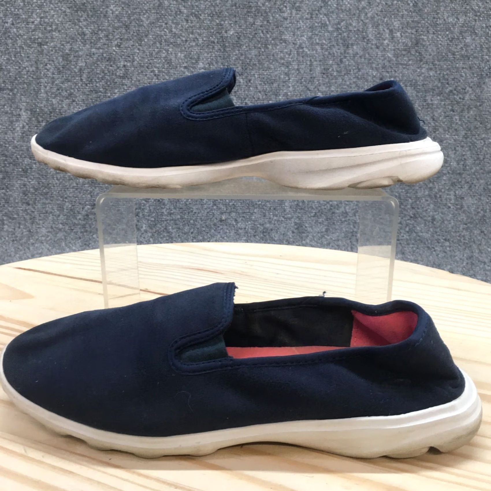 SKECHERS Skechers On The Go Loafer Womens 8 Blue Slip On Round Toe Casual Comfort Shoes Size US 8 / IT 38 - 2 Thumbnail