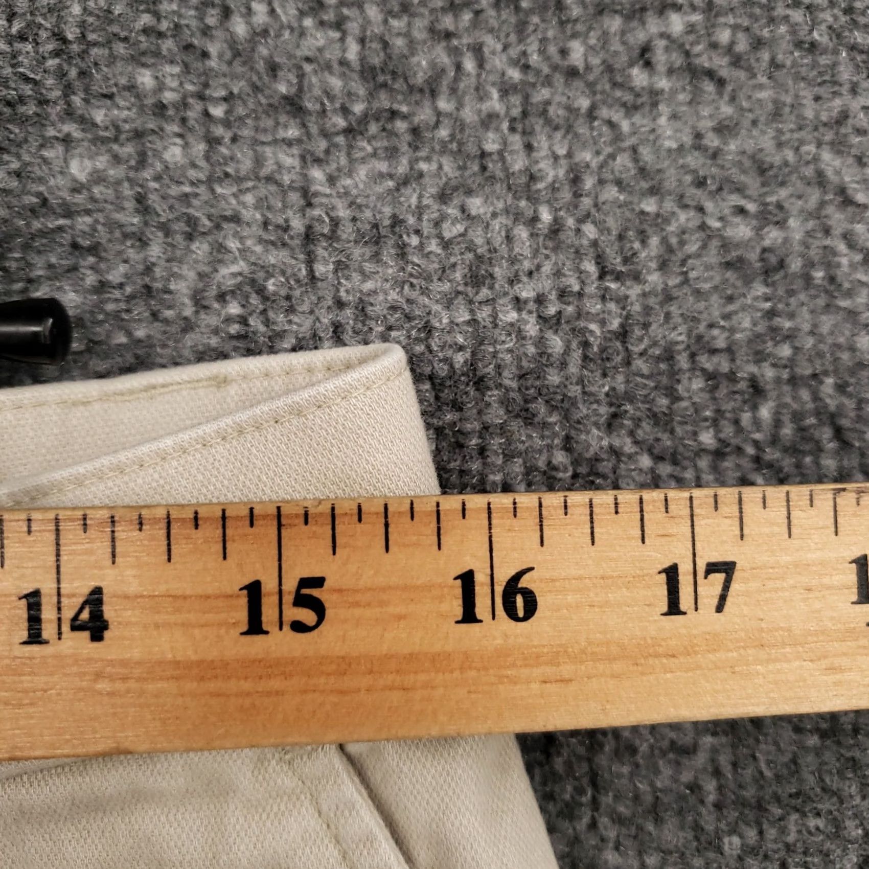 Vintage Woolrich Pants Womens 10 Beige Chino High Rise Straight Leg Stretch Trouser Shirt? Size 32" / US 10 / IT 46 - 6 Thumbnail